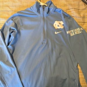 Nike Dry Fit - 3/4 pullover - North Carolina Blue!!